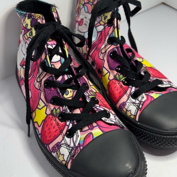 RAAD high top shoe. Unicorn cartoon. W 8.5 M 7 - Picture 7 of 11